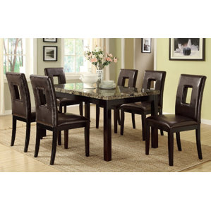 Leche 7 Piece Dining Set by A&J Homes Studio