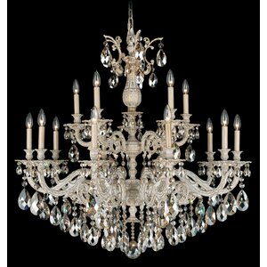 Milano 15-Light Candle-Style Chandelier