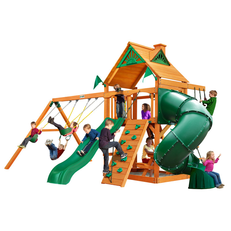 Gorilla Playsets Mountaineer Swing Set & Reviews Wayfair
