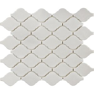 Sail Ceramic/Porcelain Mosaic Tile in Glossy Porpoise