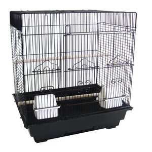 Square Flat Top Small  Bird Cage
