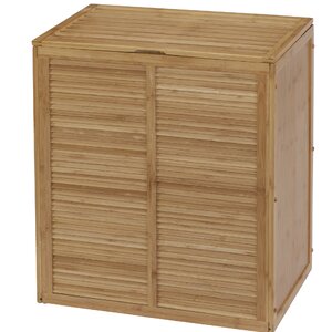 Louver Double Cabinet Laundry Hamper