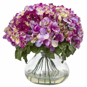 June Large Hydrangea Arrangement in Vase