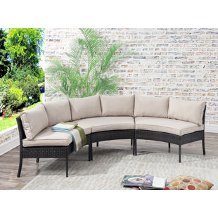 Outdoor Patio Sectional Sofas Wayfair Patio Sectional Sofa