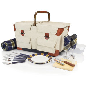 Erving Park Picnic Basket Set