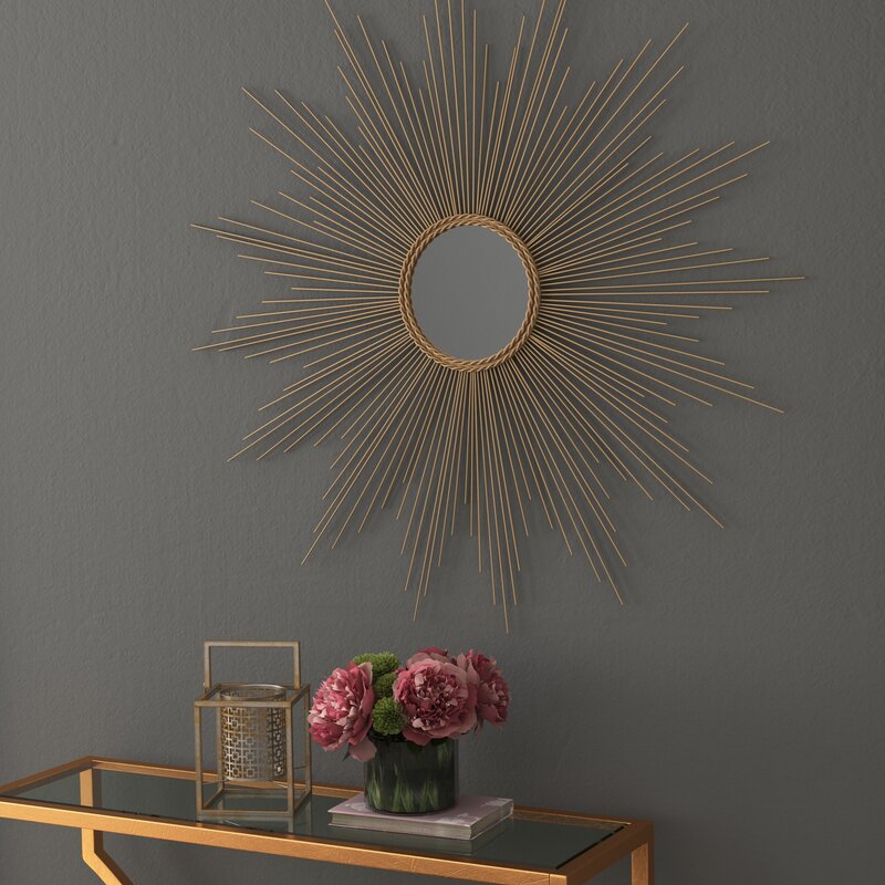 Willa Arlo Interiors Traditional Metal Wall Mirror & Reviews | Wayfair