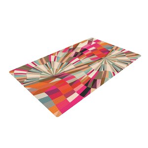 Danny Ivan Convoke Geometric Pink/Beige Area Rug