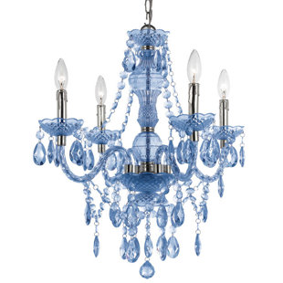Blue Shade Chandeliers You Ll Love In 2019 Wayfair Quickview