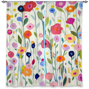 Nature/Floral Room Darkening Panels (Set of 2)