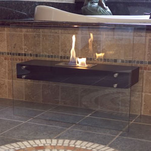 La Strada Freestanding Bio-Ethanol Fir..