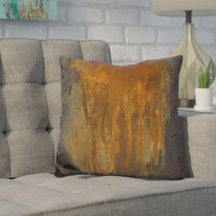 Rust Colored Pillows Wayfair Harkins Rusted Falls Throw Pillow