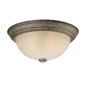 3-Light Flush Mount