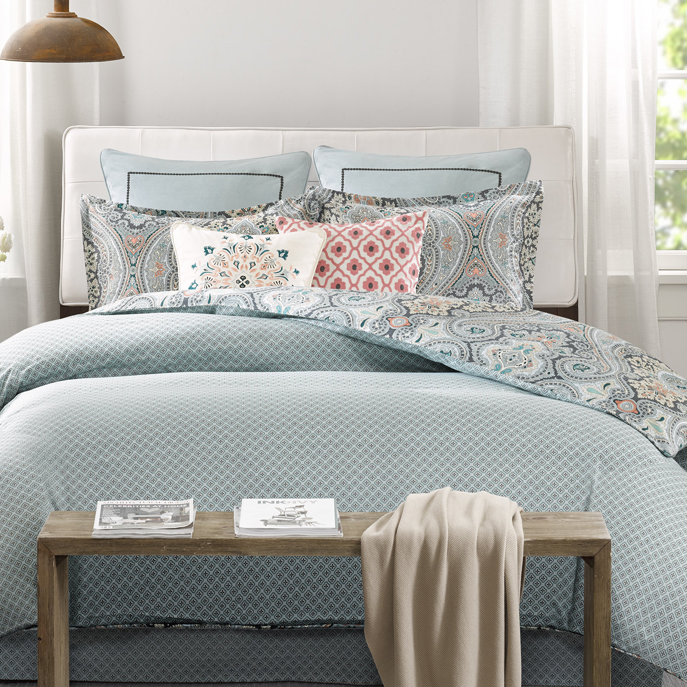 Echo Design Sterling Reversible Comforter Set Reviews Birch Lane