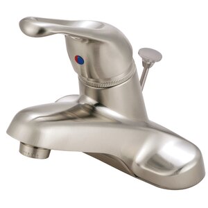 Wyndham Centerset Bathroom Faucet with Pop-Up Drain