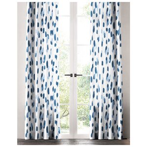 Horgan Polka Dot Single Curtain Panel