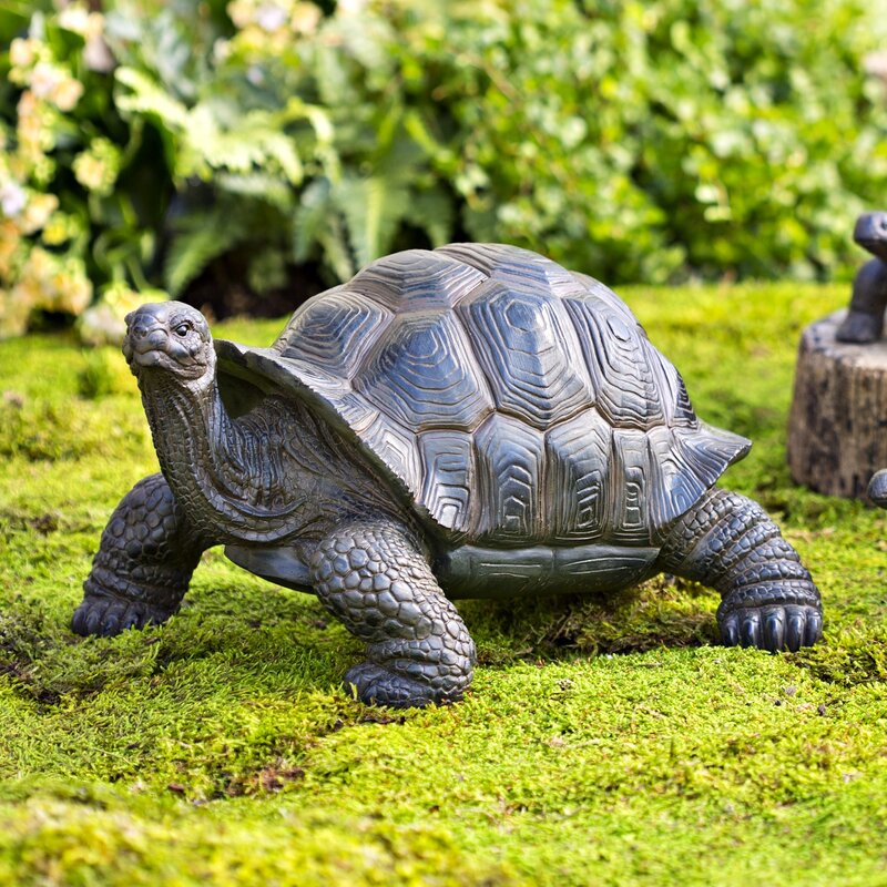 Plow & Hearth Tortoise Family Resin Garden Accents Statue ...