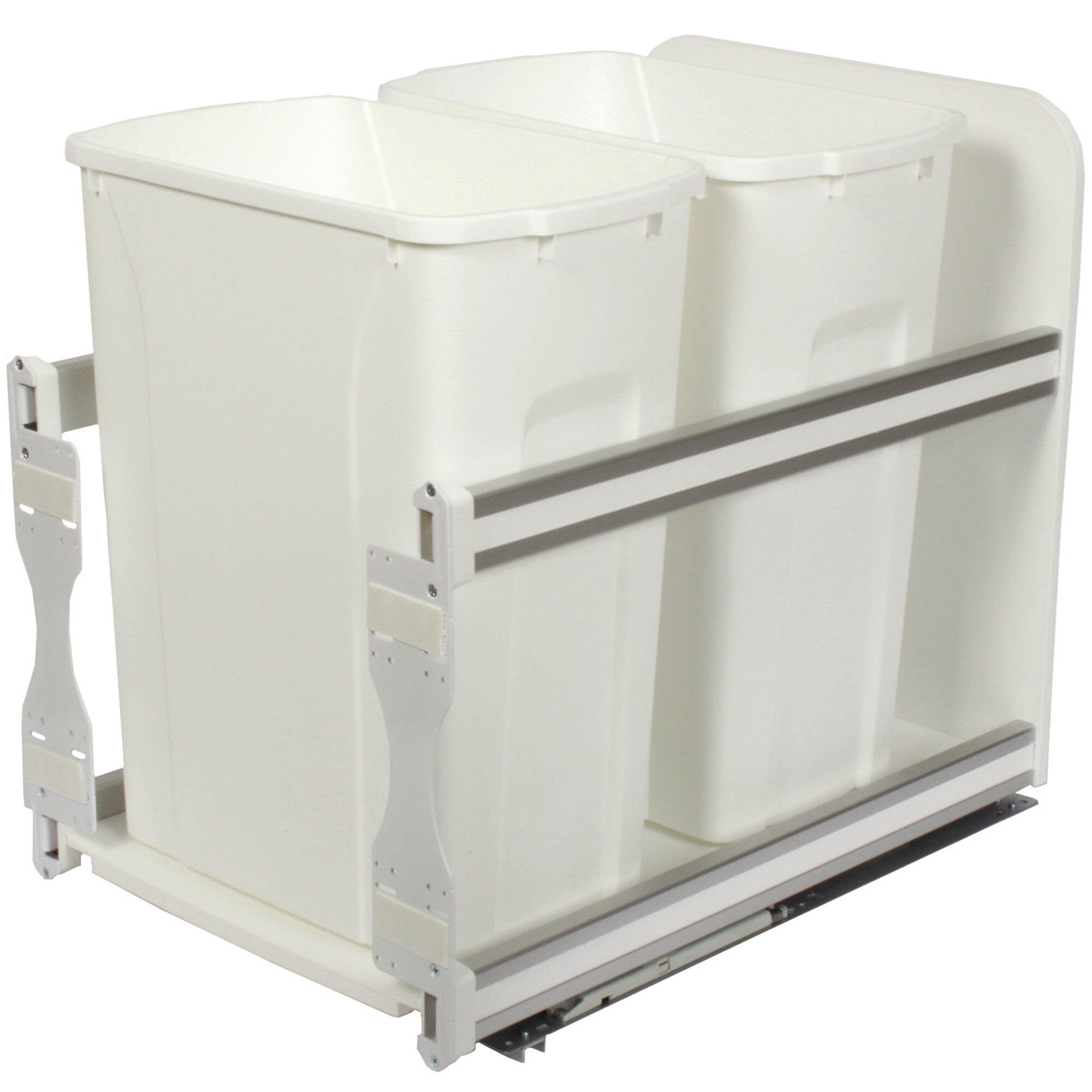 KnapeVogt Plastic 875 Gallon Pull Out Under Counter Trash Can