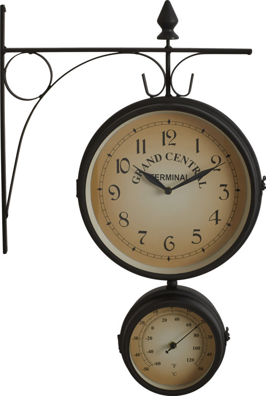 Charlton Home 14" Bracket Wall Clock & Reviews Wayfair