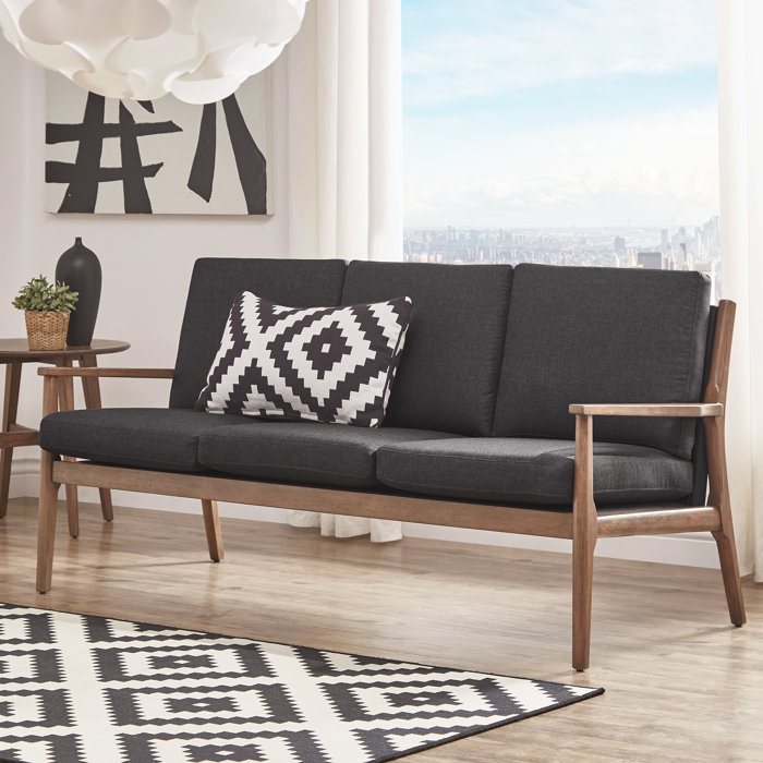 Alaina Modern Straight Arm Sofa