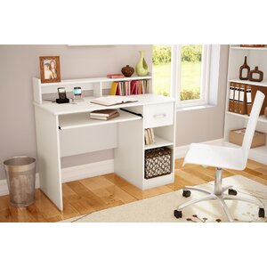 Axess 1 Drawer Computer Desk with Hutch