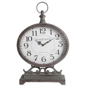 Number Dial Table Clock
