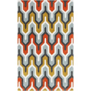 Elisa Orange/Red Area Rug