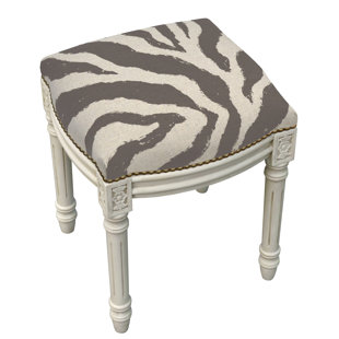 Zebra Print Vanity Stool Wayfair