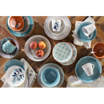 Baum Bloom 16 Piece Dinnerware Set, Service for 4 & Reviews | Wayfair Baum Bloom 16 Piece Dinnerware Set, Service for 4 & Reviews | Wayfair