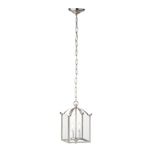 Birkett 2-Light Lantern Foyer Pendant