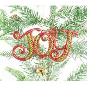 Joy Shaped Ornament (Set of 4)