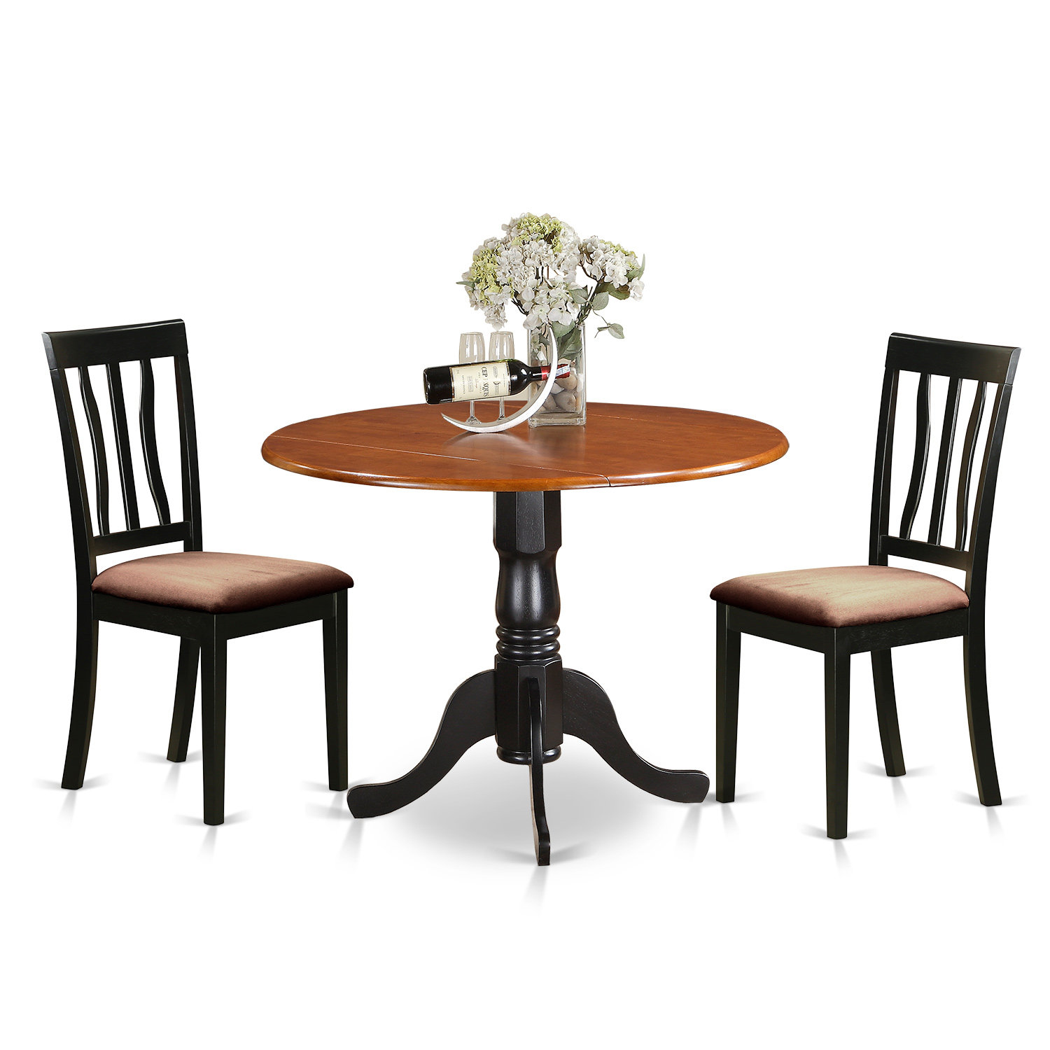 East West 3 Piece Extendable Dining Set Reviews Wayfair