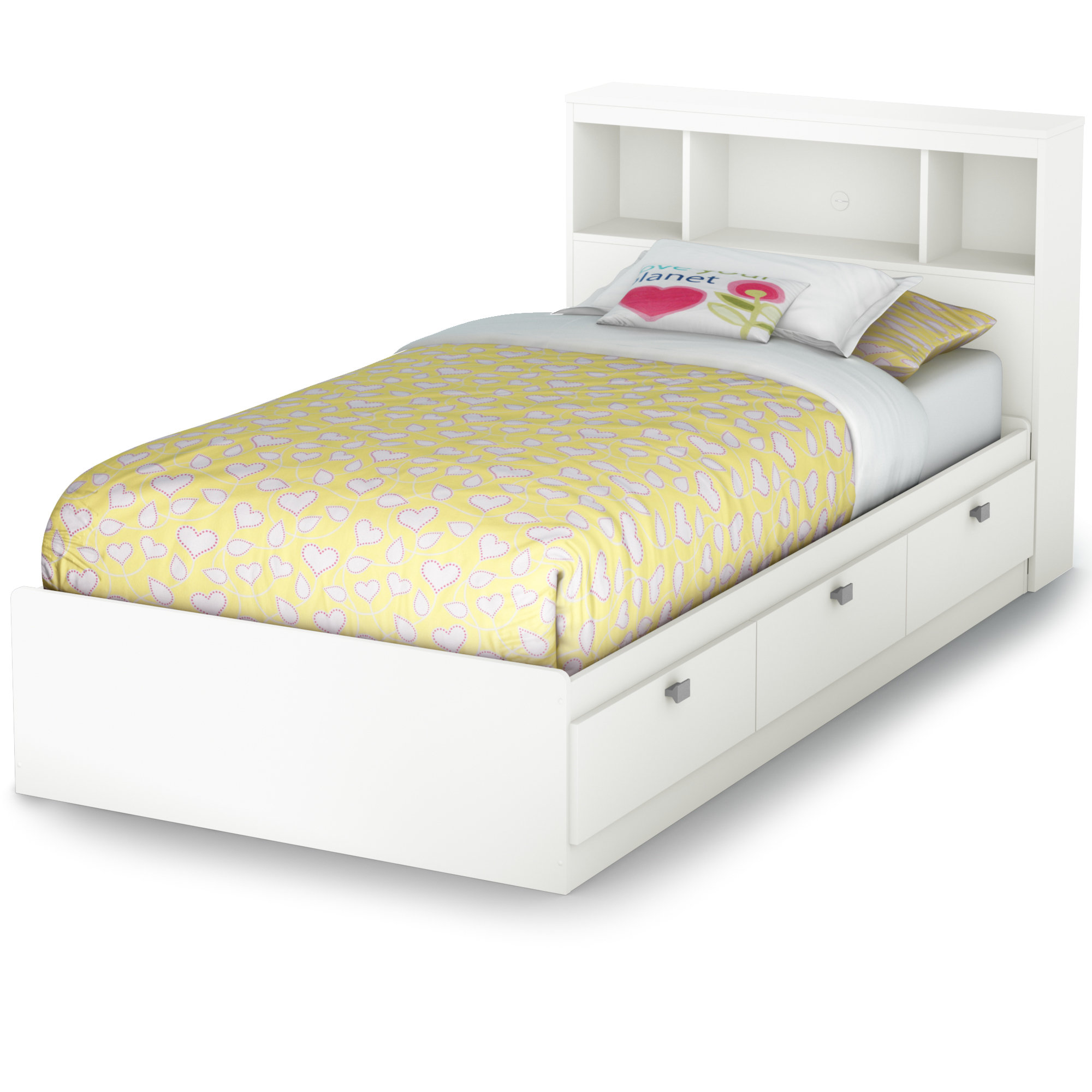 South S Spark Twin Mate Captain Bed With Headboard South S Spark Twin Mate Captain Bed With Headboard Reviews Wayfair
