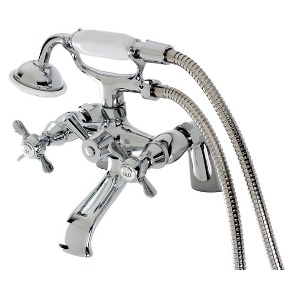 Kingston Brass Essex Two Handle Deck Mount Clawfoot Tub