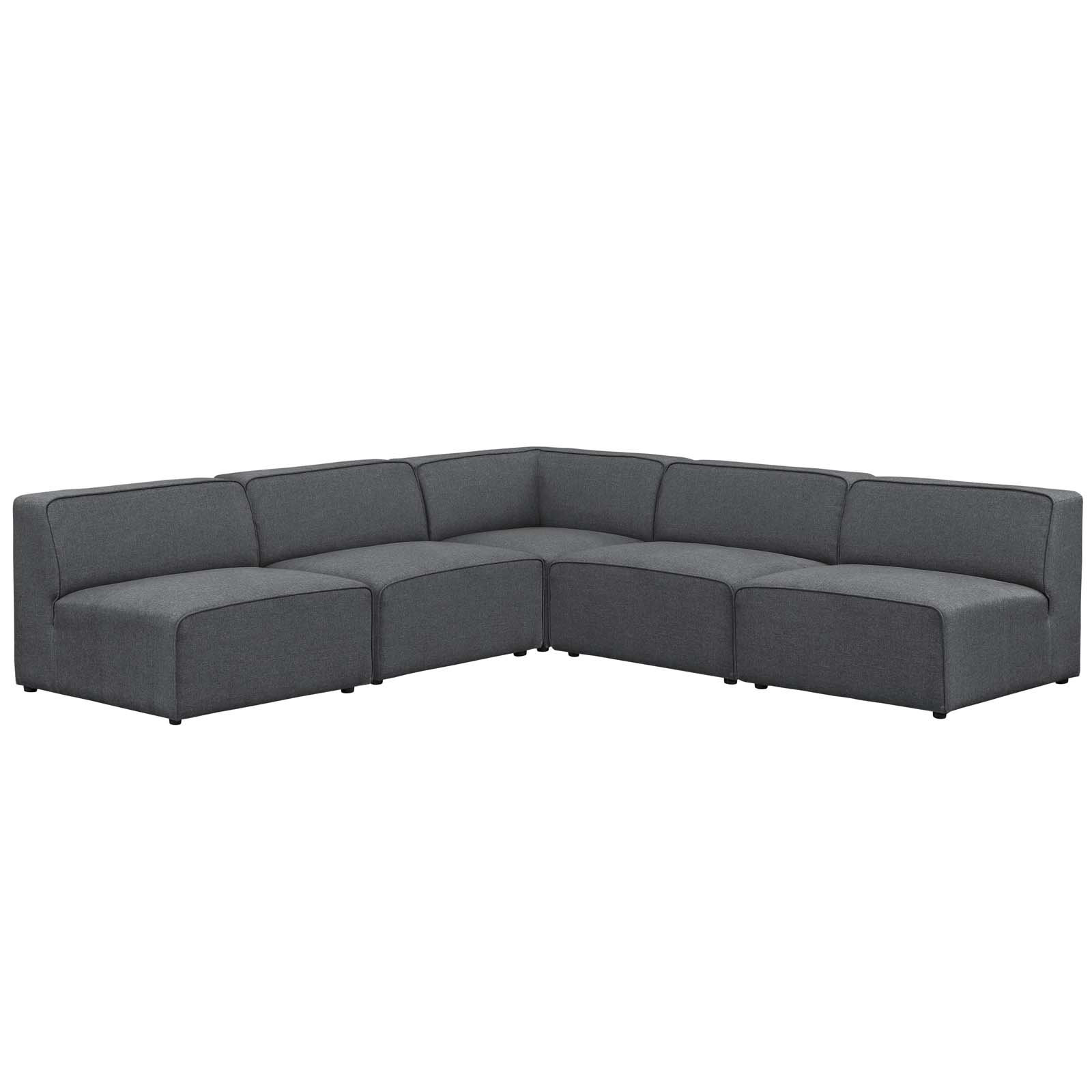 Brayden Studio Colbert 5 Piece Upholstered Sectional Sofa Wayfair