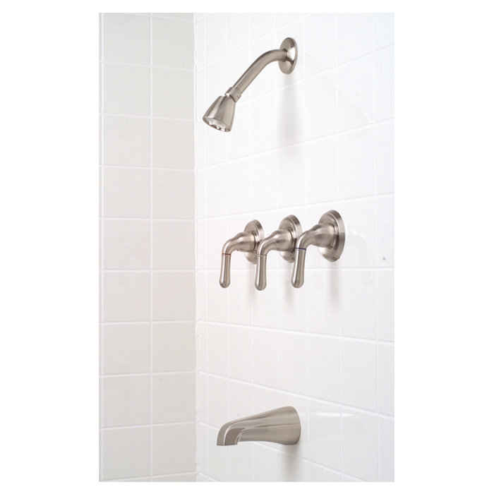 Premier Faucet Sanibel ThreeHandle Volume Control Tub and Shower