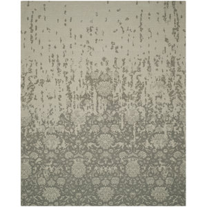 Ellicottville Hand-Tufted Light Sage / Gray Area Rug