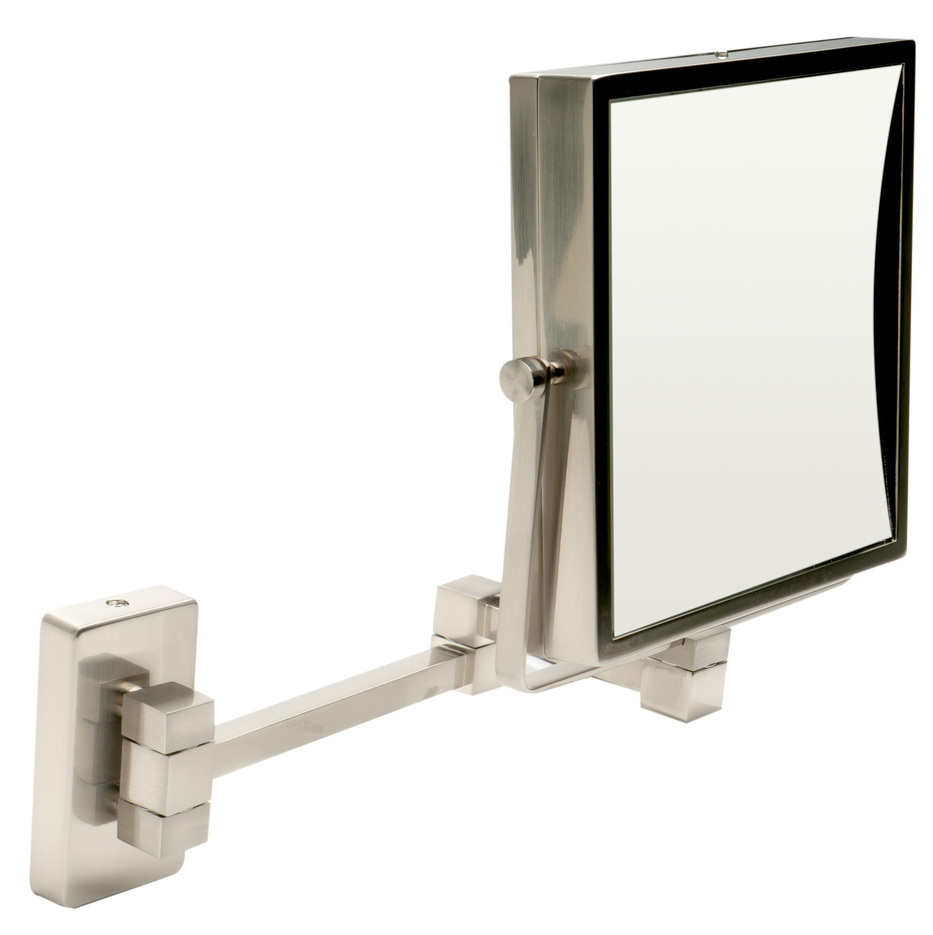 Square Wall Mounted Magnifying Makeup Shaving Mirror Square Wall Mounted Magnifying Makeup Shaving Mirror