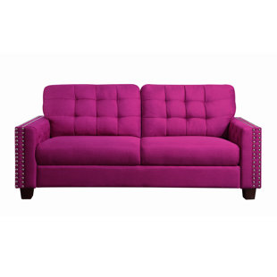 Blush Pink Tufted Sofa Wayfair Save To Idea Board