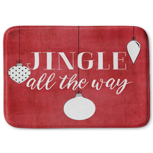 Jingle All the Way Memory Foam Bath Rug