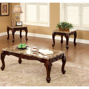 Albertus 3 Piece Coffee Table Set