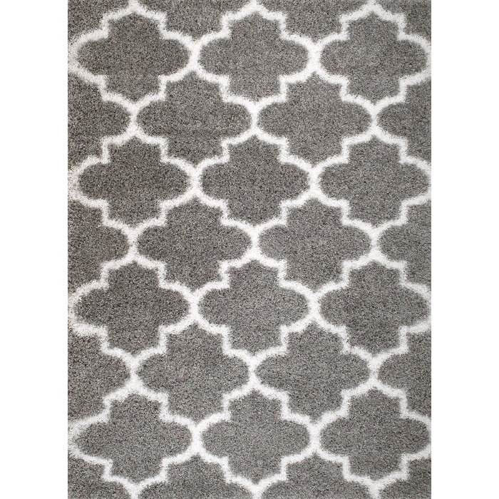 Rug And Decor Inc Supreme Royal Trellis Grey White Area Supreme Royal Trellis Grey White Area Rug