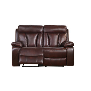 Lenny Power Reclining Loveseat by Red ..