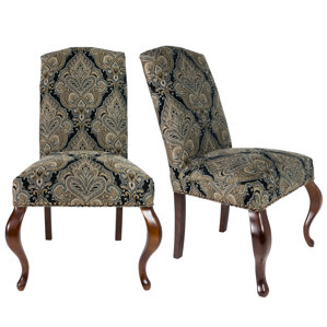 Queen Ann Spring Upholstered Side Chair (Set of ..