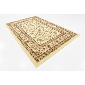 Niles Floral Cream Area Rug