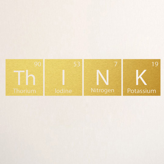 Think Periodic Table Wall Decal