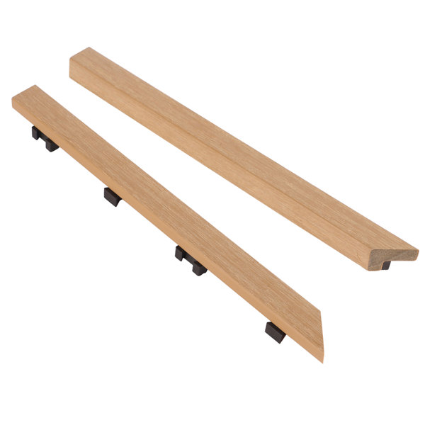 NewTechWood 12" x 1" Composite Interlocking Deck Corner ...