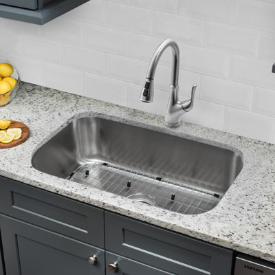 Low Profile Undermount Bathroom Sink soleil 18 gauge stainless steel 29.13" x 18.5" double basin Low Profile Undermount Bathroom Sink soleil 18 gauge stainless steel 29.13" x 18.5" double basin