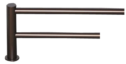 Top Knobs Hopewell Bath Double 25 5 Wall Mounted Towel Bar Wayfair