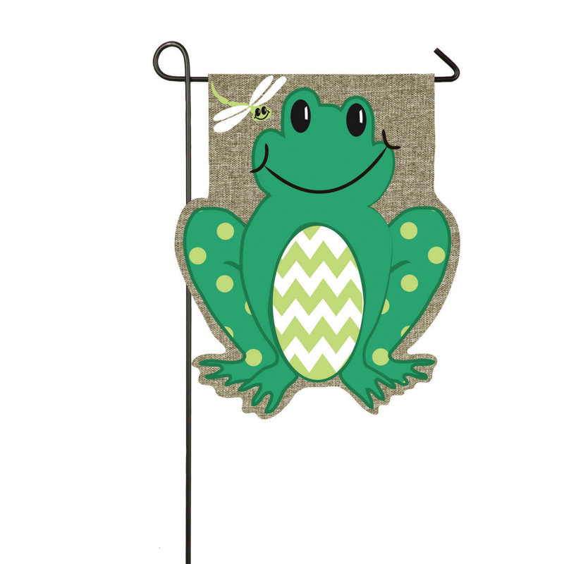 Evergreen Flag & Garden Frog Garden Flag & Reviews | Wayfair