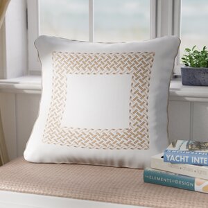 Java Embroidered Decorative Cotton Throw Pillow
